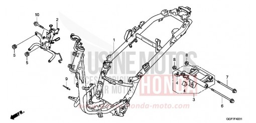 CARROSSERIE DE CHASSIS (NSC502WH/T2) NSC502WHD de 2013